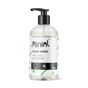 Šķidrās roku ziepes ar laima, bazilika un mandarīna aromātu