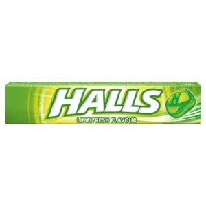 Halls sūkājamās konfektes ar laima garšu