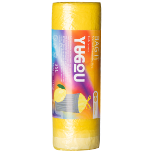 Atkritumu maisi ar rokturiem un citronu aromātu 35L, 15gab