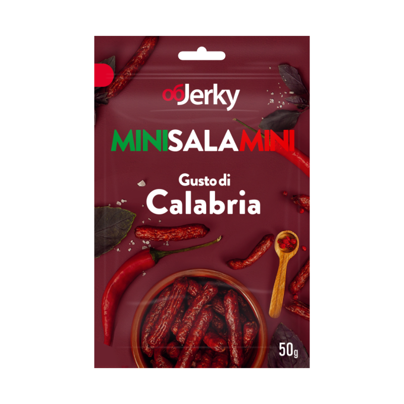 MiniSalami Calabria cūkgaļas un liellopu gaļas pikantās desiņas