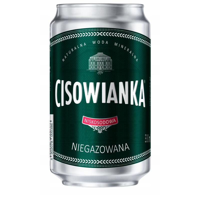 Negāzēts minerālūdens bundžā