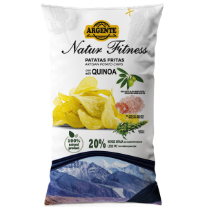 Natur Fitness kartupeļu čipsi ar Himalaju sāli un kvinoju