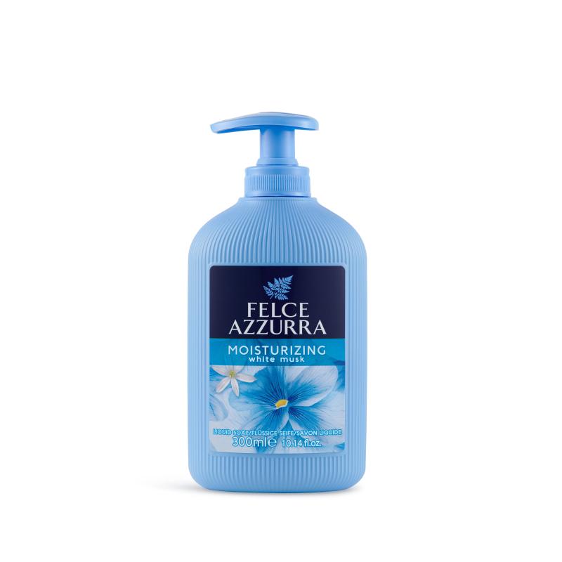 Mitrinošas šķidrās ziepes ar baltā muskusa aromātu